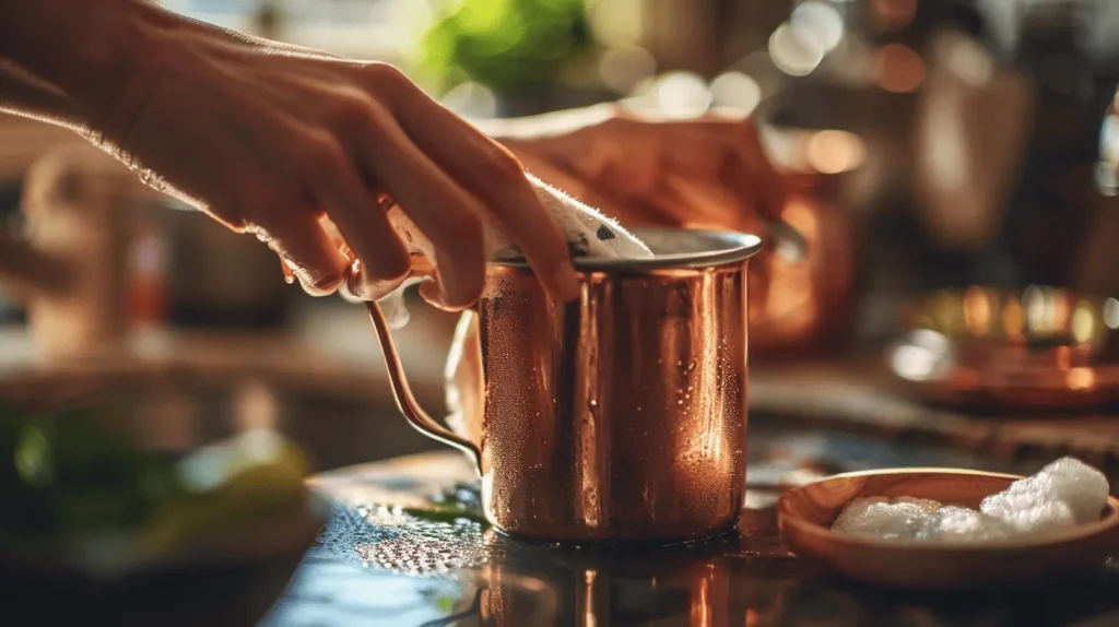 how to clean copper