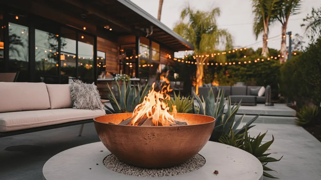 copper fire pit