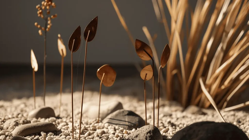 copper garden markers