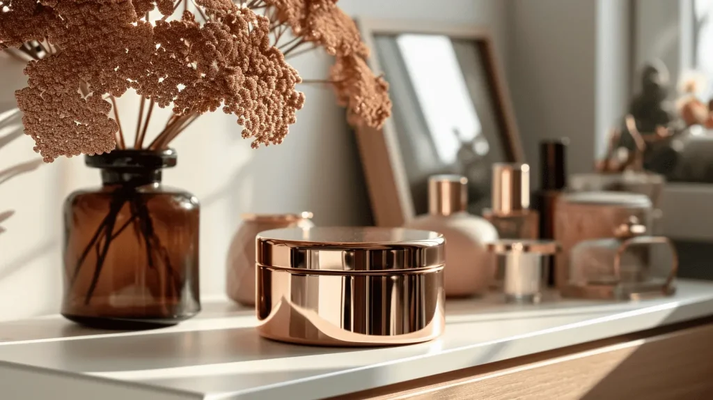 copper jewelry box